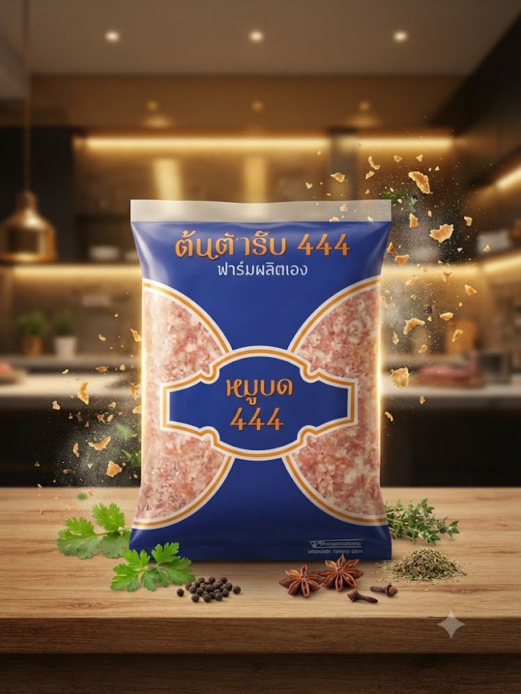 หมูบด444 1000 กรัม แช่แข็งFz